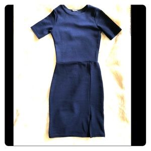 NASTY GAL blue bodycon dress size 4